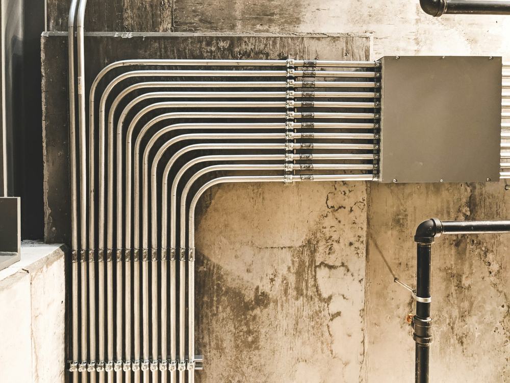 Commercial plumbing work